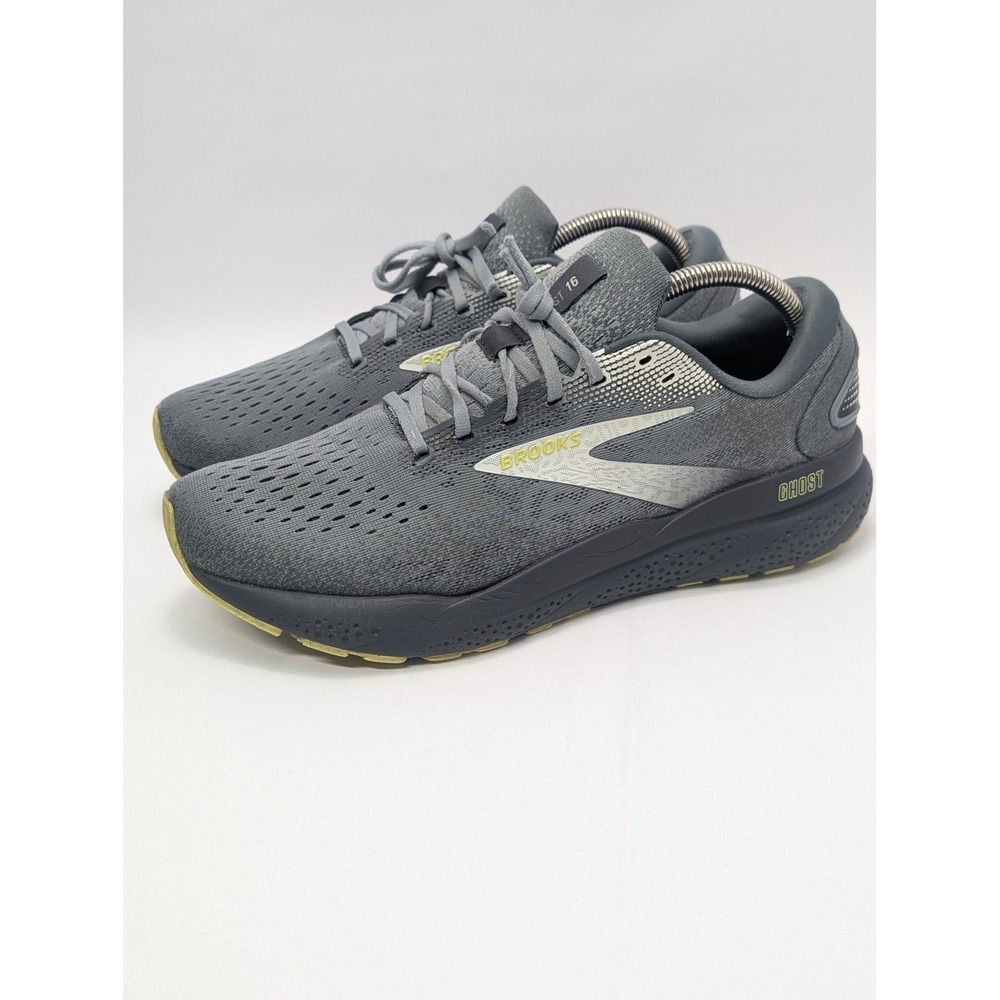 Brooks Ghost 16 Men's Running Walking Shoes Grey Yellow 1104181D040 Size 11 Dg - Picture 3 of 12
